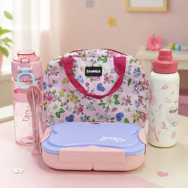Set Lunch Box Rosa 2