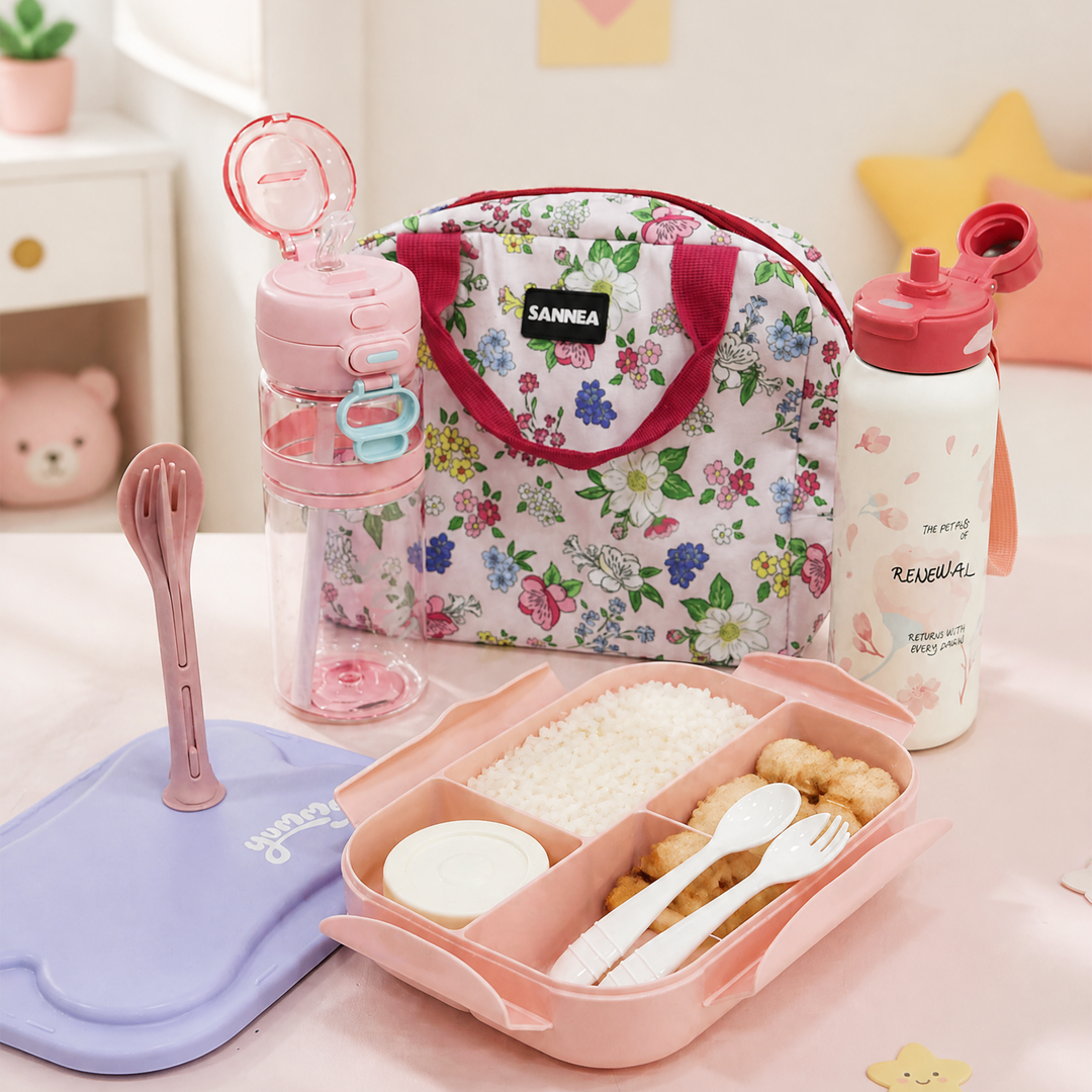 Set Lunch Box Rosa 2