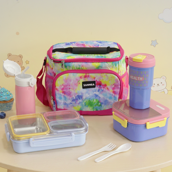 Set Lunch Box Aquarelle