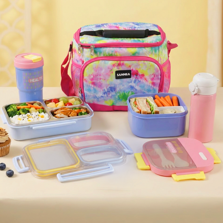 Set Lunch Box Aquarelle