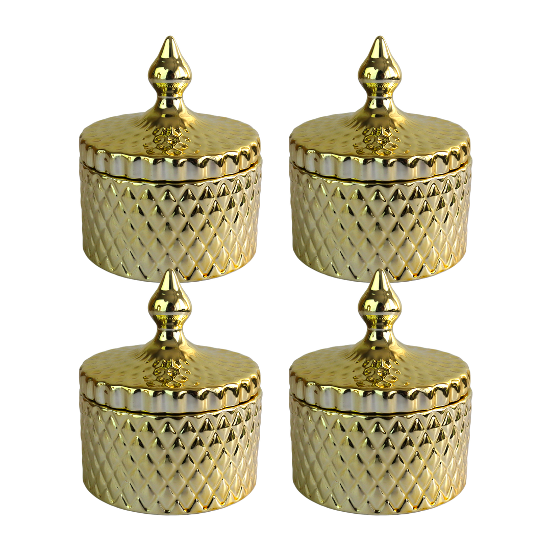 Set 4 mini bonbonnières 10x8cm