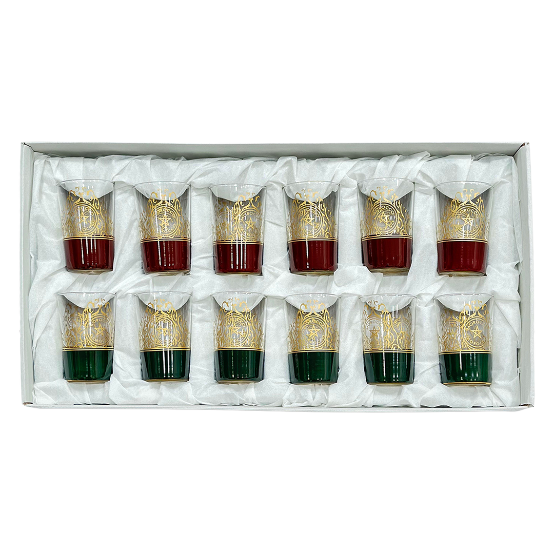 12 verres à thé Maroc