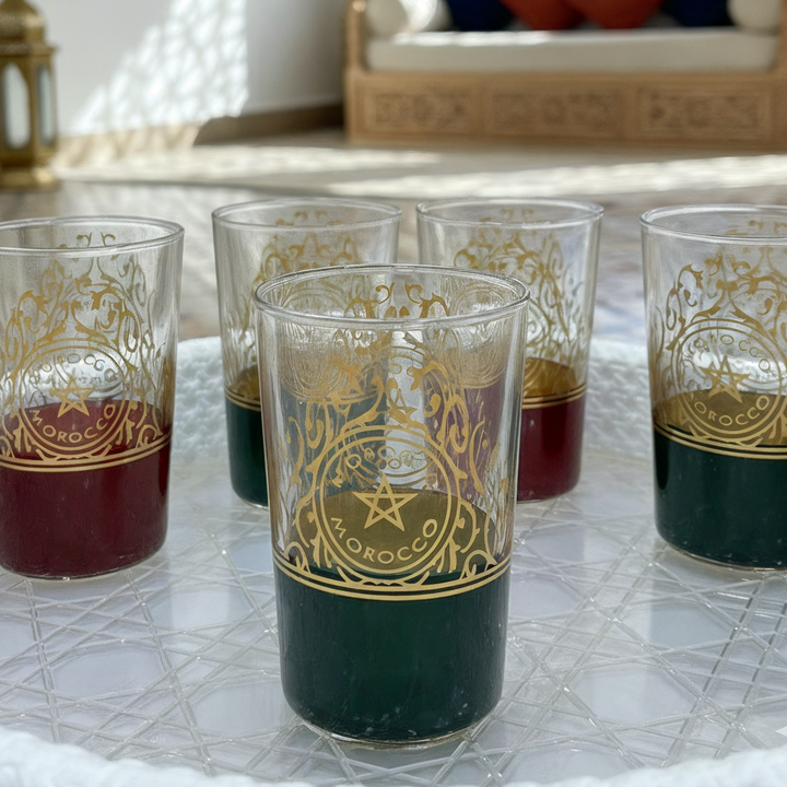 12 verres à thé Maroc