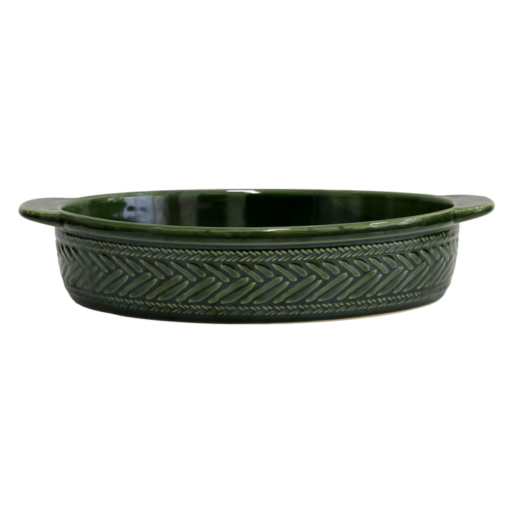 Set moule en céramique 30cm + huilière en céramique 375ML