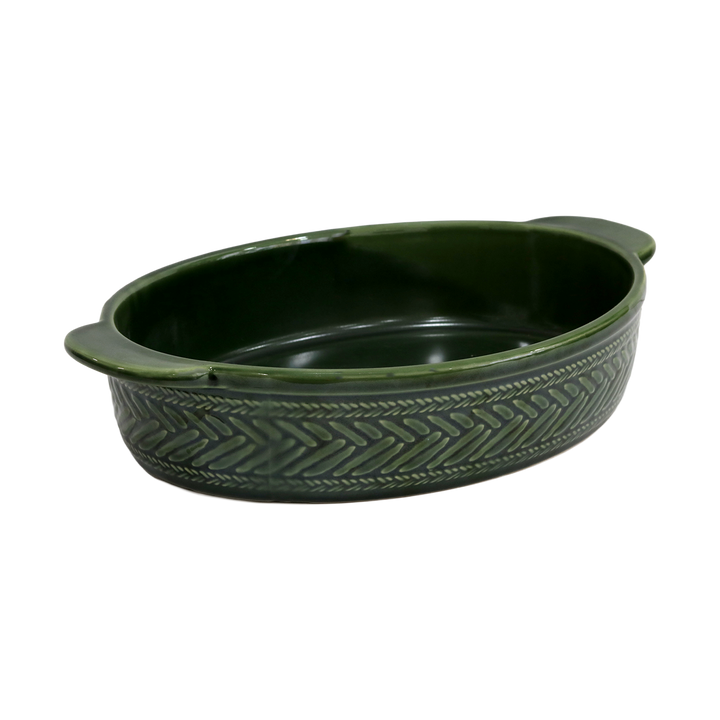 Set moule en céramique 30cm + huilière en céramique 375ML