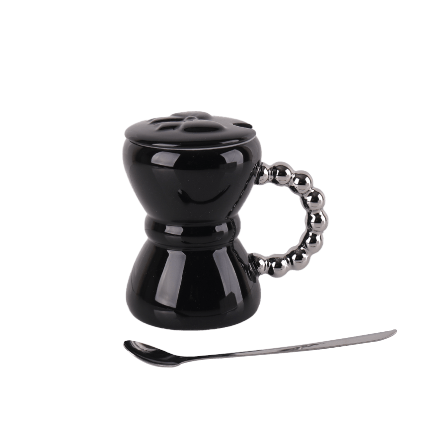 Mug en céramique avec cuillère 300ML - Saga Cuisine