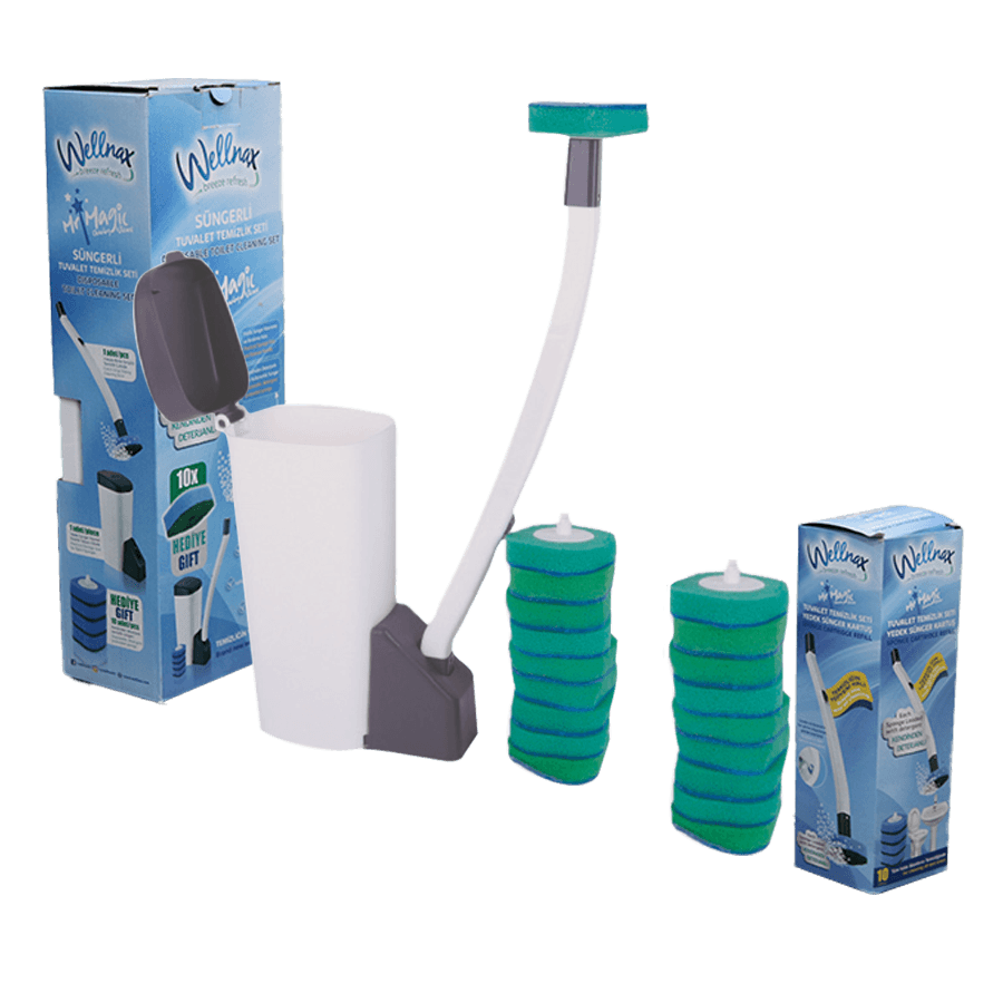 Pack brosse WC + 20 recharges - Saga Cuisine