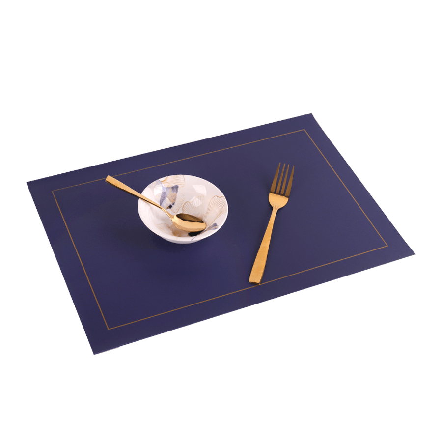 Pack de 6 sets de table simili cuir rectangulaire 30x45cm - Saga Cuisine