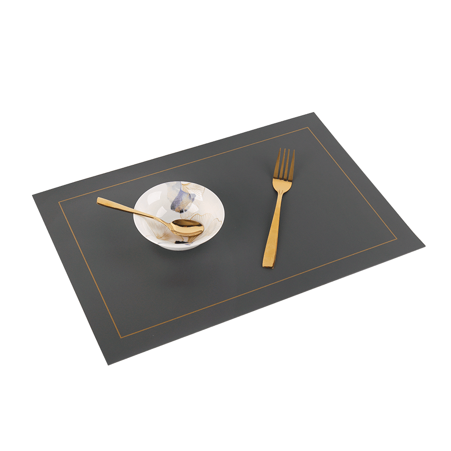 Pack de 6 sets de table simili cuir rectangulaire 30x45cm - Saga Cuisine