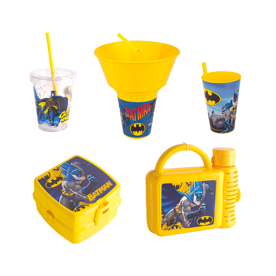 Pack vaisselle Batman 5pcs - Saga Cuisine