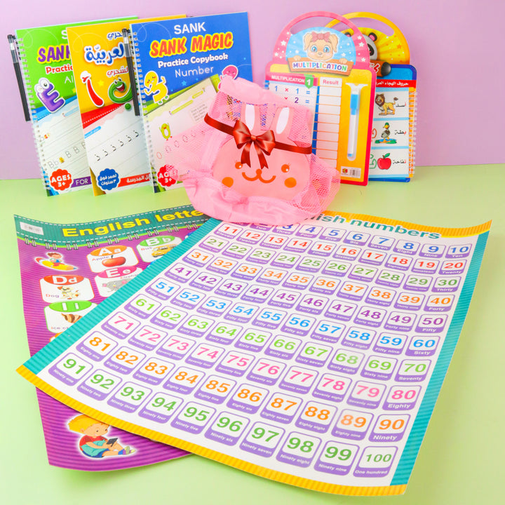 Kit apprentissage kids + sac gratuit