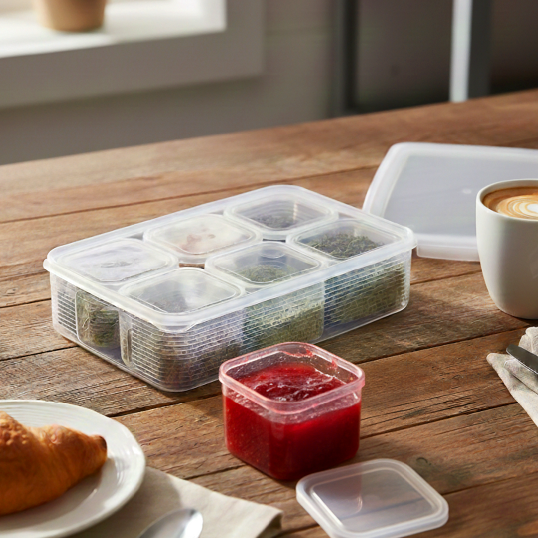 Set 21 boîtes de stockage en plastique