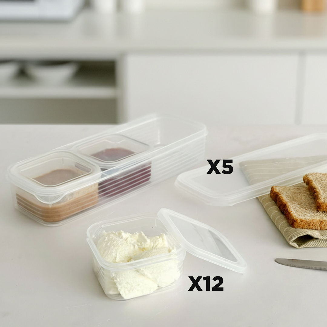 Set 25 boîtes de stockage en plastique