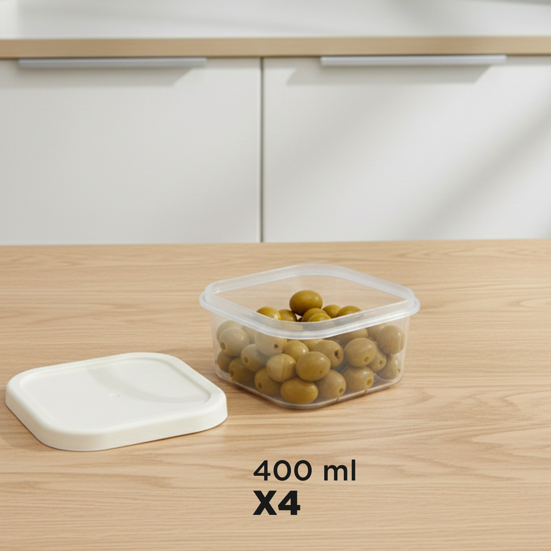 Set 28 boîtes de stockage en plastique