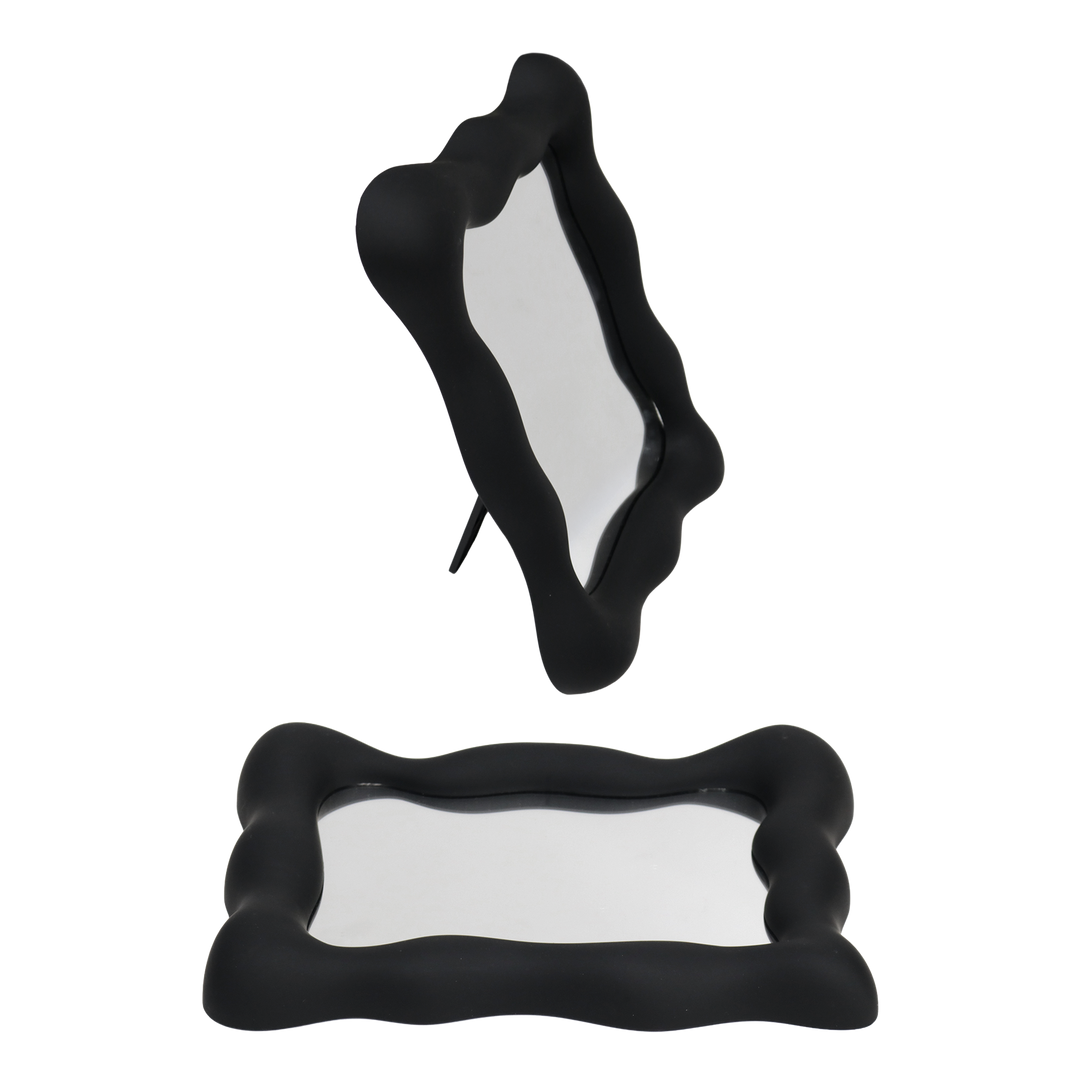 Set miroir 24cm + mbikhra en acrylique 19cm + diffuseur parfum