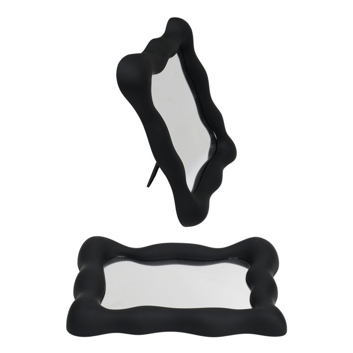 Set miroir 24cm + mbikhra en acrylique 19cm + diffuseur parfum