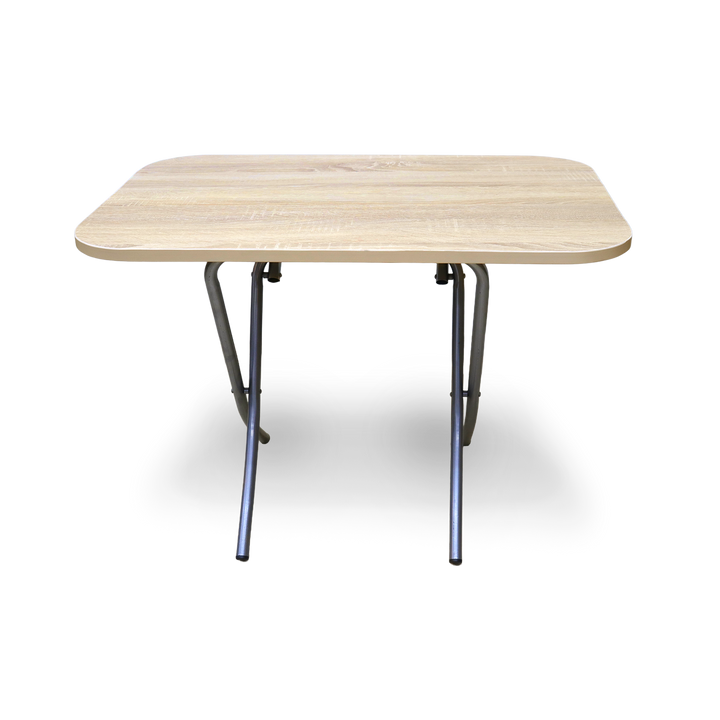 Table pliable rectangulaire 50x80x56cm + 4 tabourets pliable en plastique 28x23x45cm
