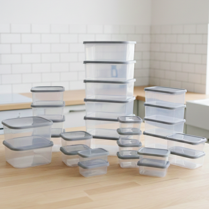 Set 28 boîtes de stockage en plastique