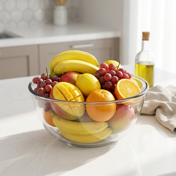Set 5 saladiers en verre 1000ML + 1540ML + 2x2070ML + 4500ML