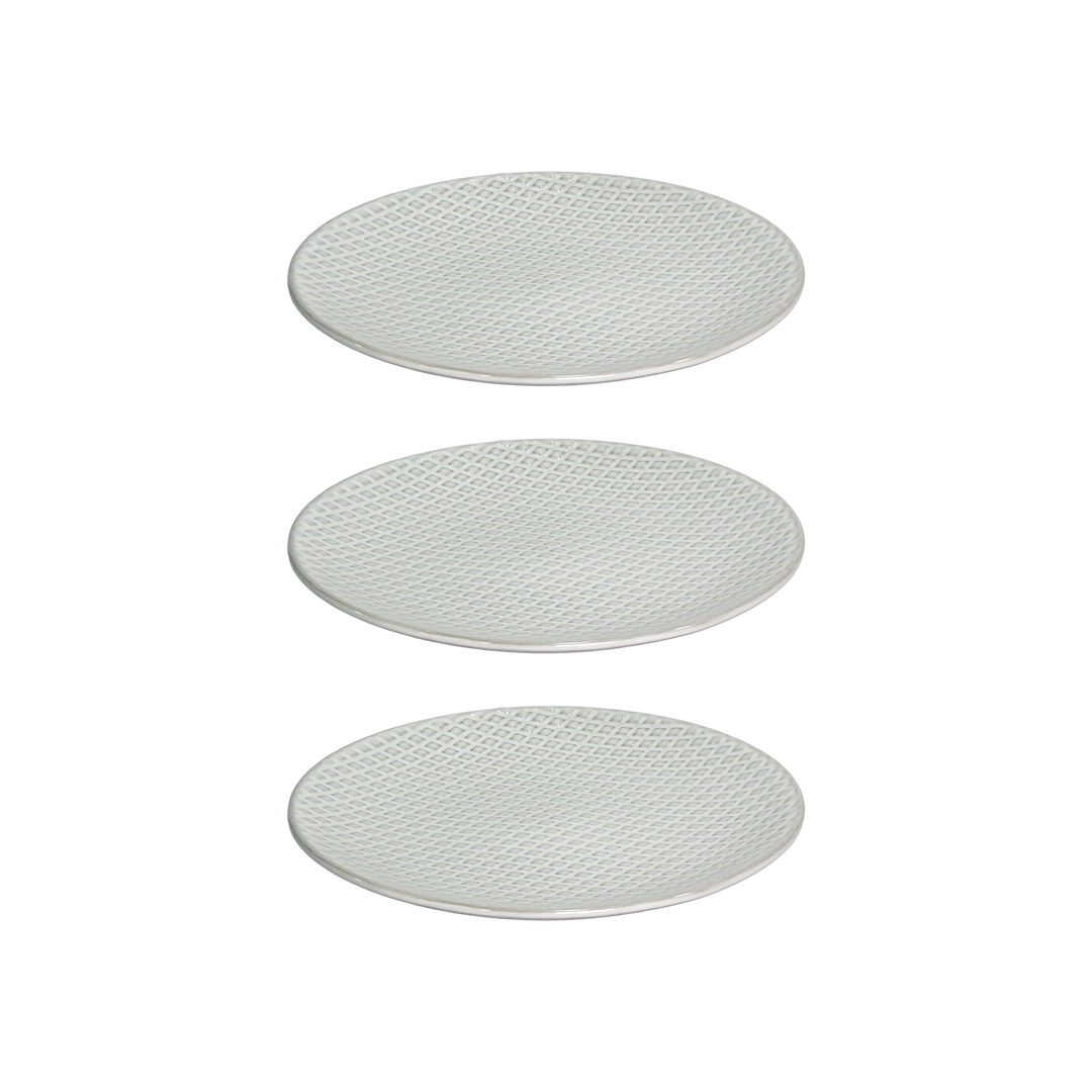Set 3 assiettes 20cm + 2 assiettes 26cm + 3 bols 14cm en céramique