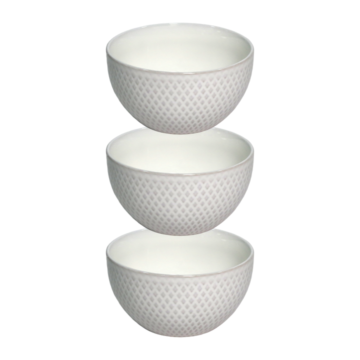 Set 3 assiettes 20cm + 2 assiettes 26cm + 3 bols 14cm en céramique