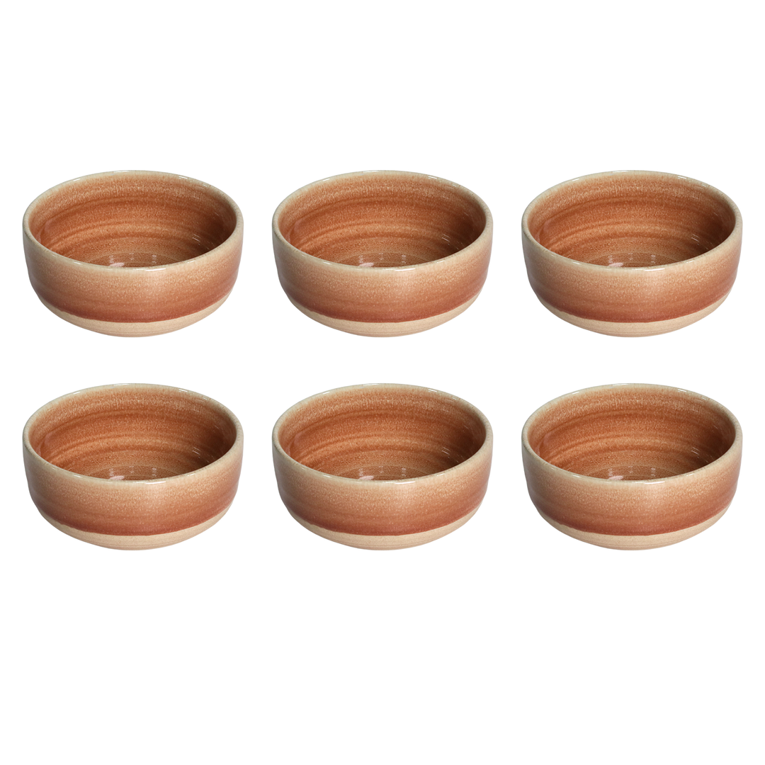 Set 2 assiettes 26cm + 2 assiettes creuses 20cm + 6 bols 10cm en céramique