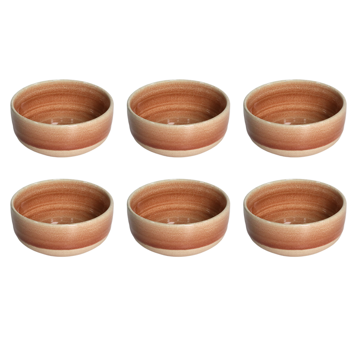 Set 2 assiettes 26cm + 2 assiettes creuses 20cm + 6 bols 10cm en céramique