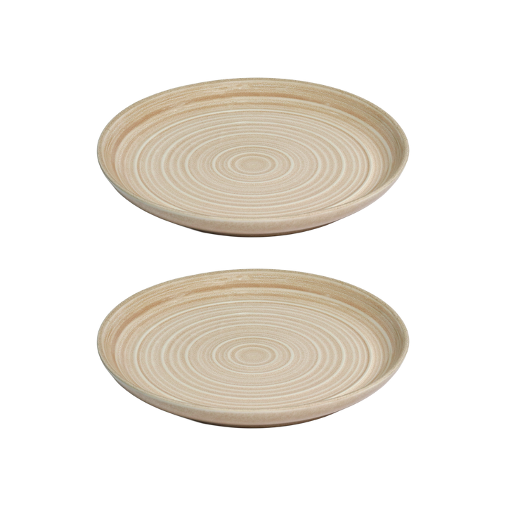 Set 2 assiettes 26cm + 2 assiettes creuses 20cm + 6 bols 10cm en céramique