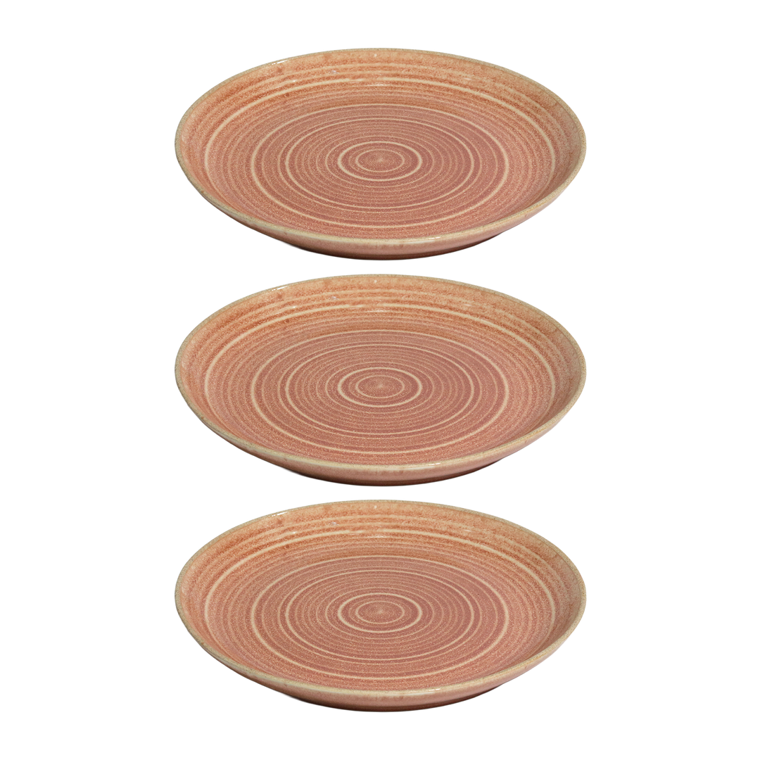 Set 3 assiettes 20cm + 3 bols 15cm + 2 bols avec anses 15cm en céramique