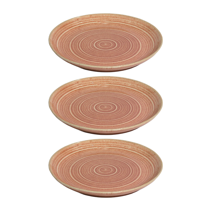 Set 3 assiettes 20cm + 3 bols 15cm + 2 bols avec anses 15cm en céramique