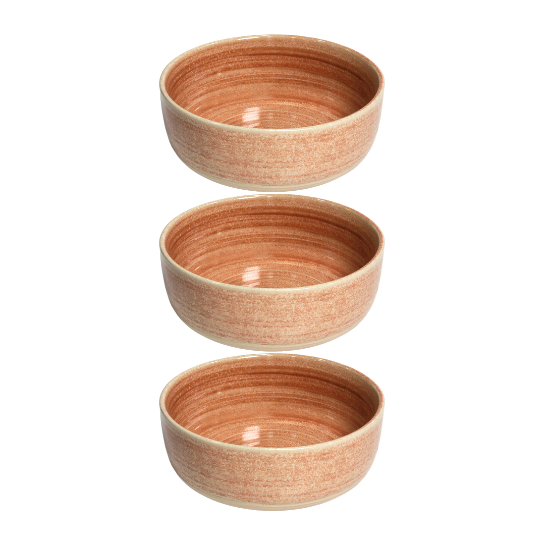 Set 3 assiettes 20cm + 3 bols 15cm + 2 bols avec anses 15cm en céramique