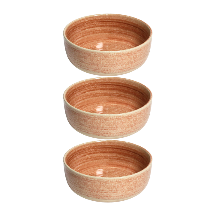 Set 3 assiettes 20cm + 3 bols 15cm + 2 bols avec anses 15cm en céramique