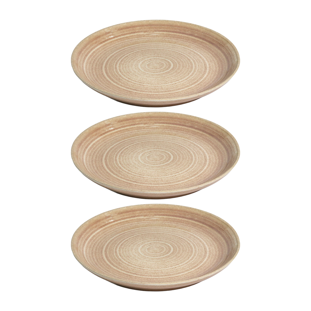 Set 3 assiettes 20cm + 3 bols 15cm + 2 bols avec anses 15cm en céramique