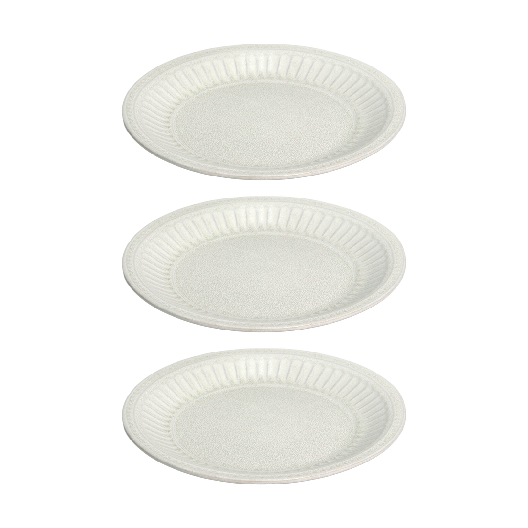 Set 3 assiettes 20cm + 3 bols 13cm + 3 mugs 260ML en céramique