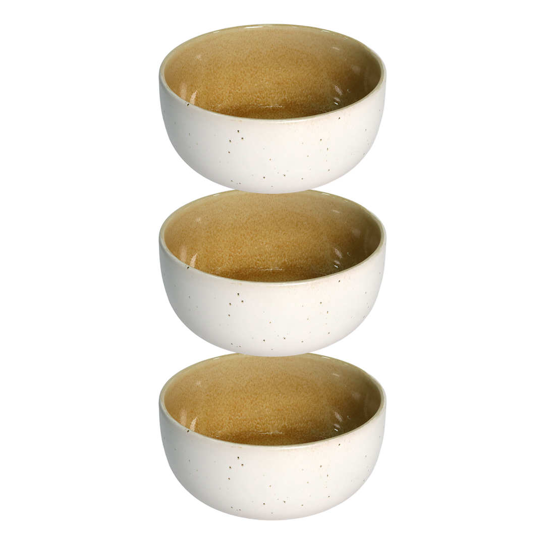 Set 3 assiettes 21cm + plats ovale 28cm + 3 bols 15cm en céramique