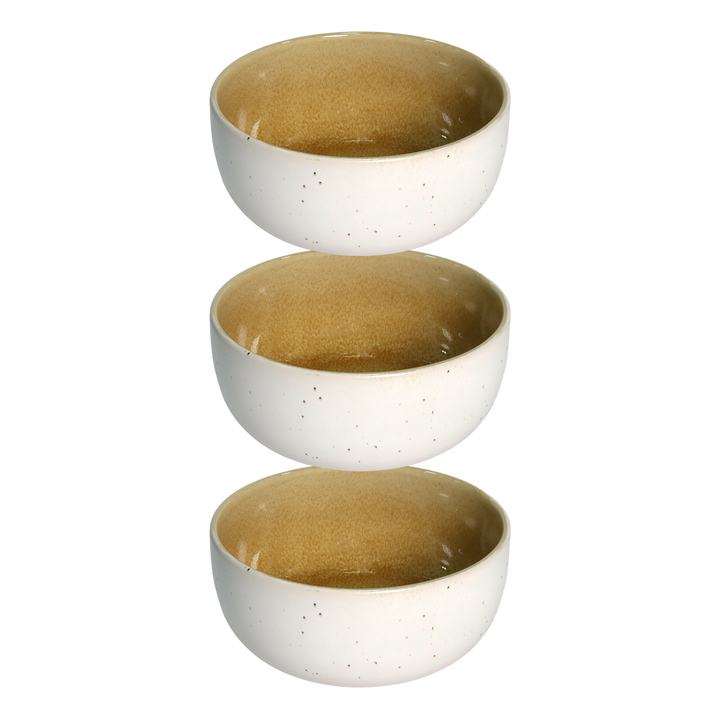 Set 3 assiettes 21cm + plats ovale 28cm + 3 bols 15cm en céramique