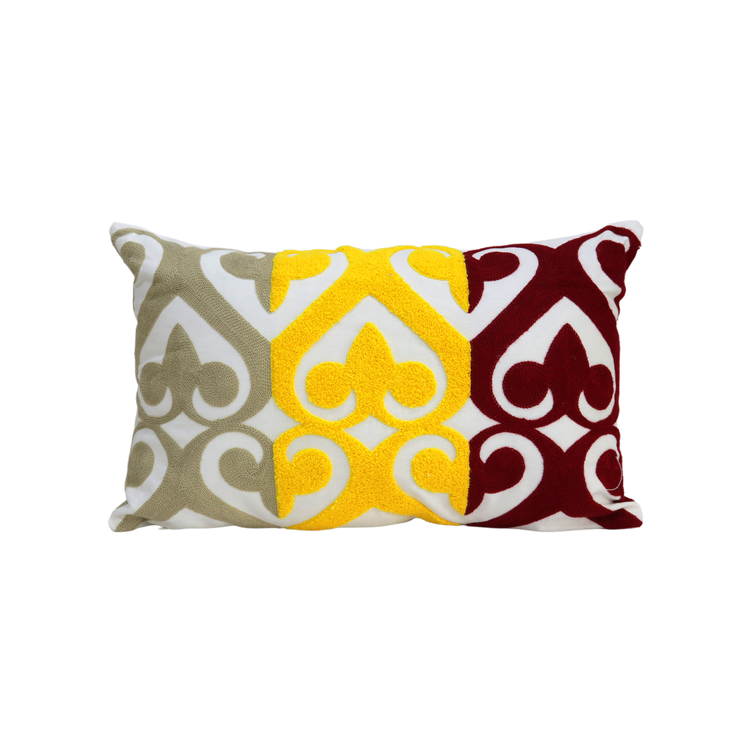 Set 2 coussins 45x45cm + 30x50cm colorés