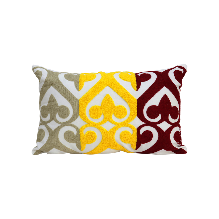 Set 2 coussins 45x45cm + 30x50cm colorés