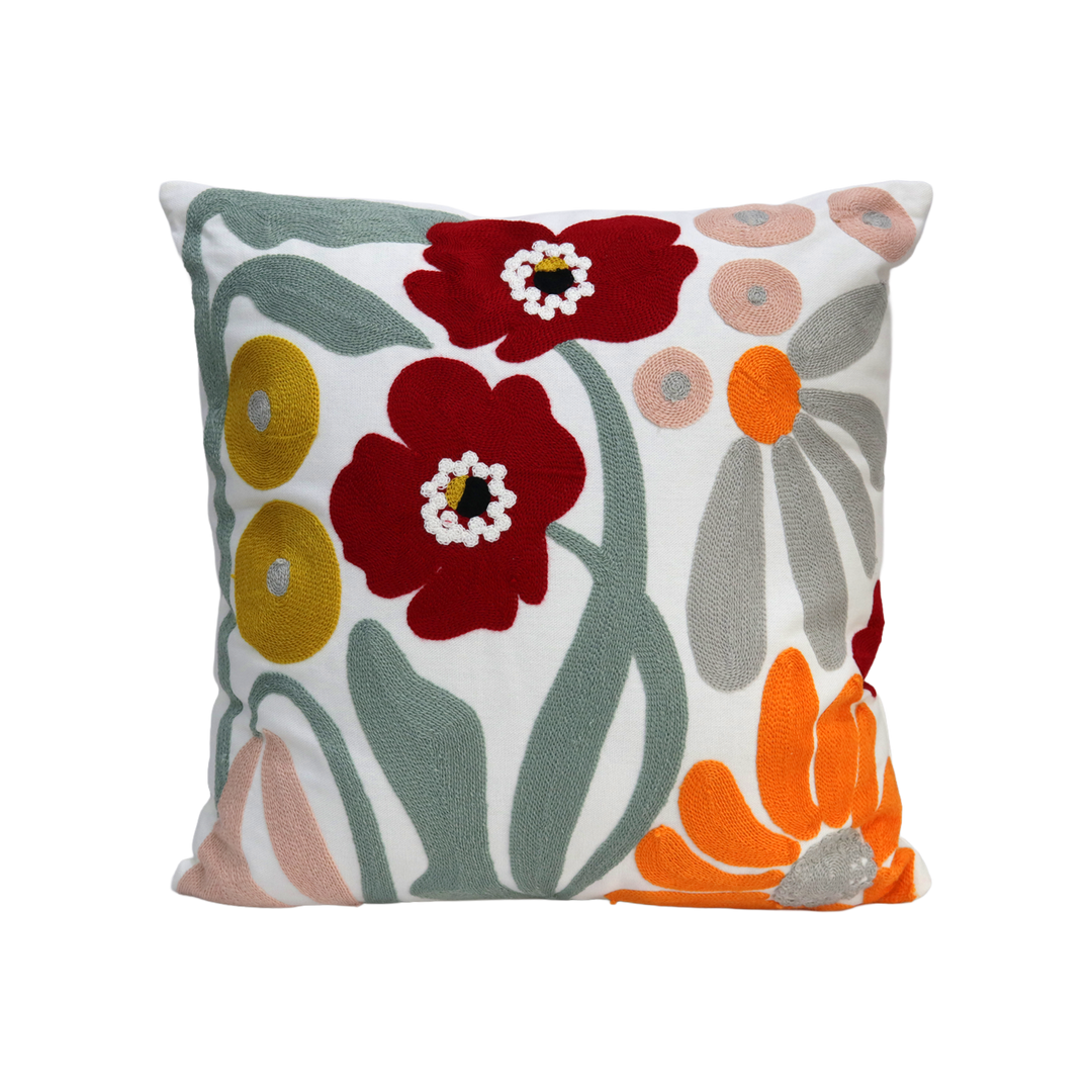 Set 2 coussins 45x45cm jaune