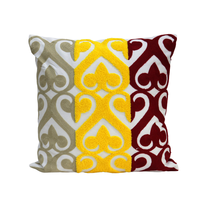 Set 2 coussins 45x45cm + 30x50cm colorés