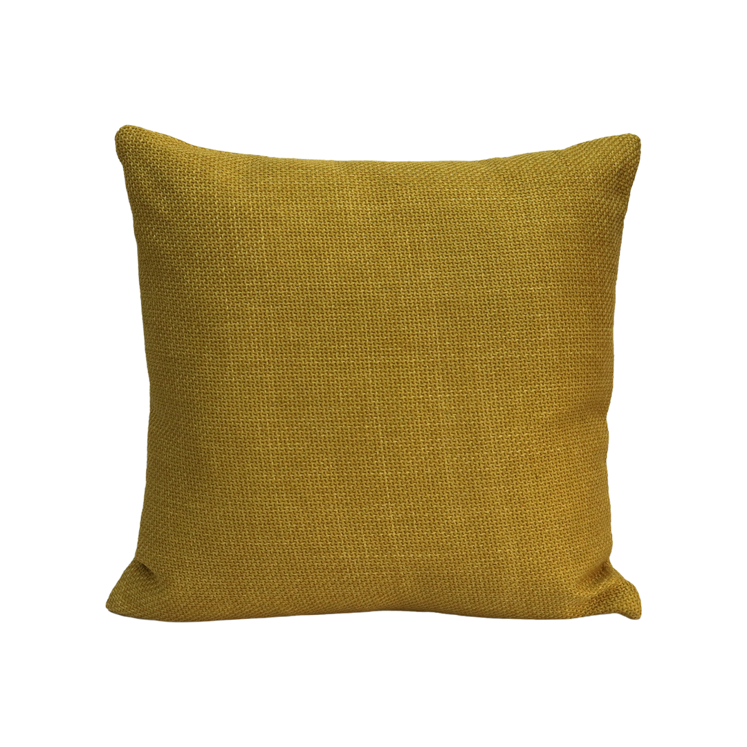 Set 2 coussins 45x45cm jaune