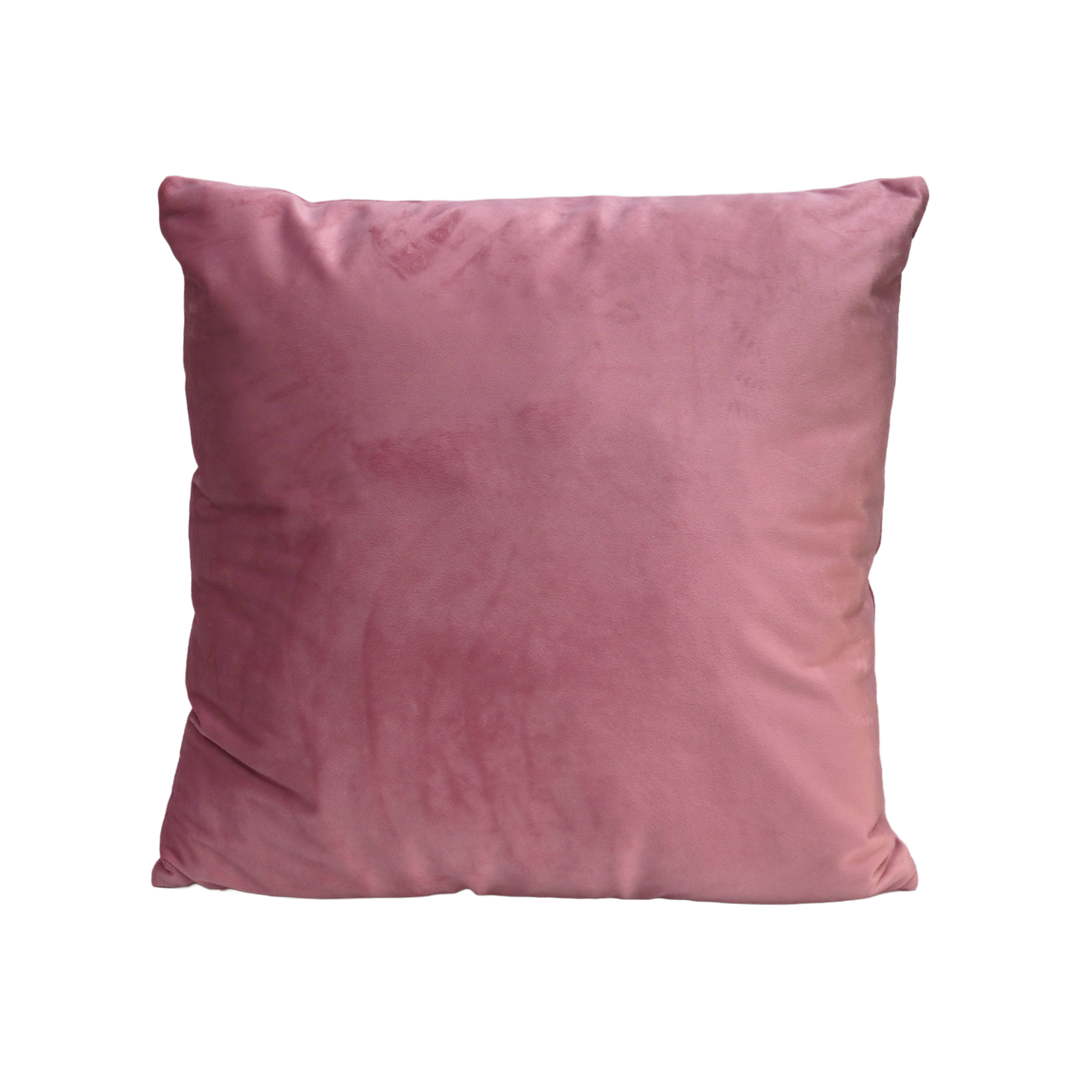 Set 2 coussins 45x45cm rose