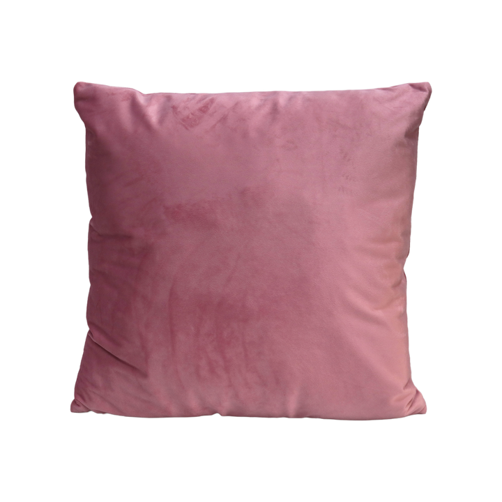 Set 2 coussins 45x45cm rose