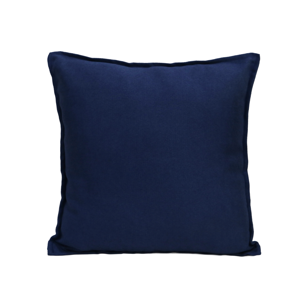 Set 2 coussins 45x45cm bleu