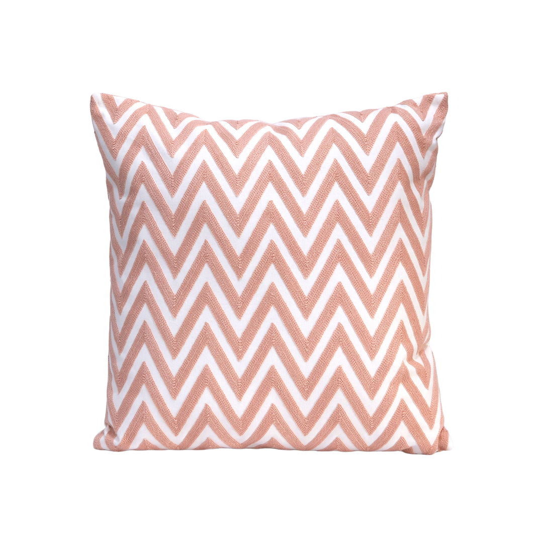 Set 2 coussins zigzag 45x45cm