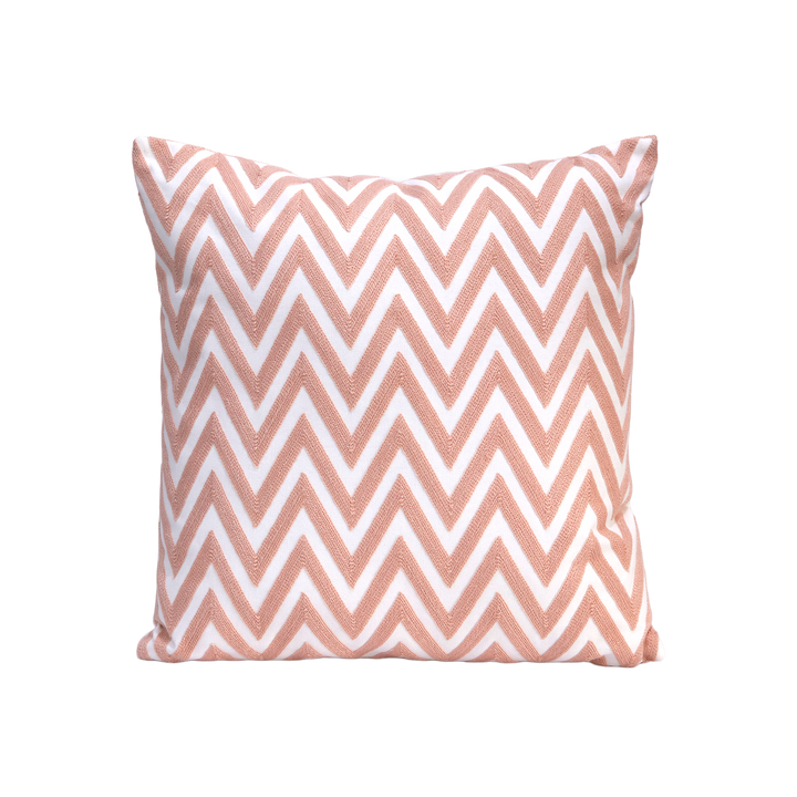 Set 2 coussins zigzag 45x45cm
