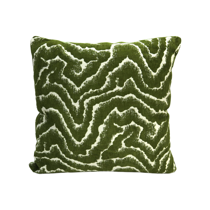 Set 2 coussins 45x45cm vert