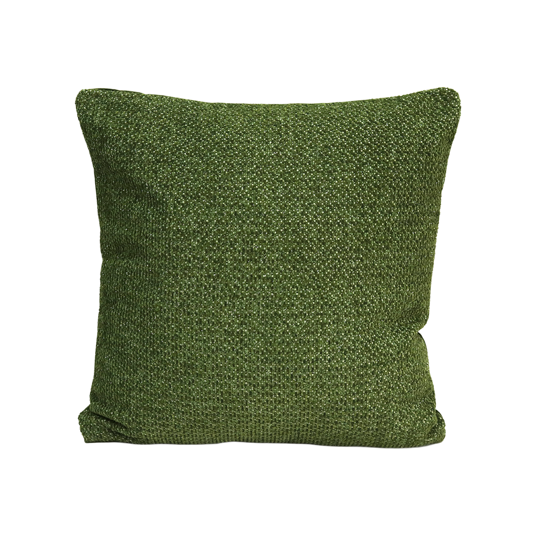 Set 2 coussins 45x45cm vert