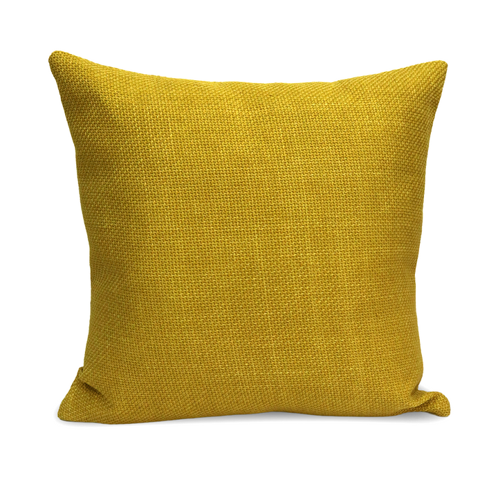 Set 2 coussins feuille verte 45x45cm