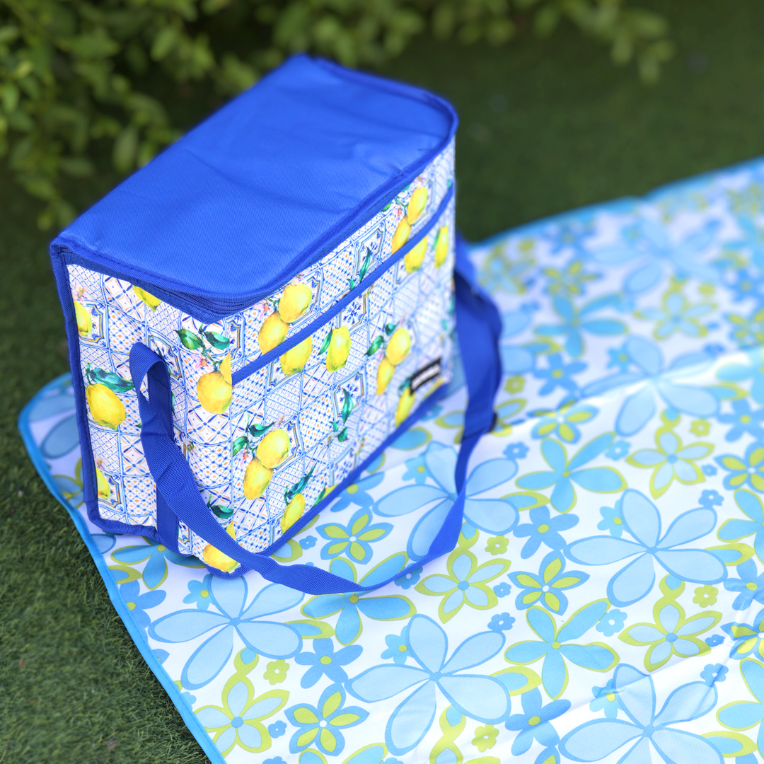 Set sac isotherme 20L + nappe pique-nique imperméable 130x150cm